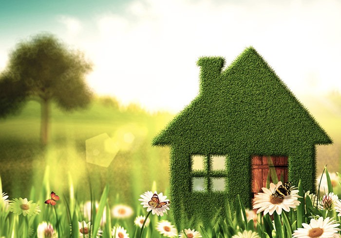Green House. Abstract environmental backgrounds